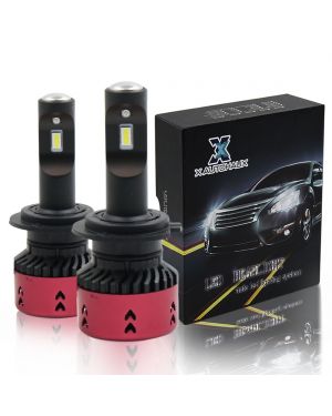 2pcs H7 LED Headlight Bulbs 70W 4800LM LED Headlamp Kit 6000K