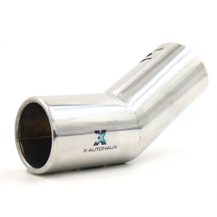 Universal Chrome Stainless Steel Auto Car Tail Exhaust End Pipe Tip Muffler Pipe